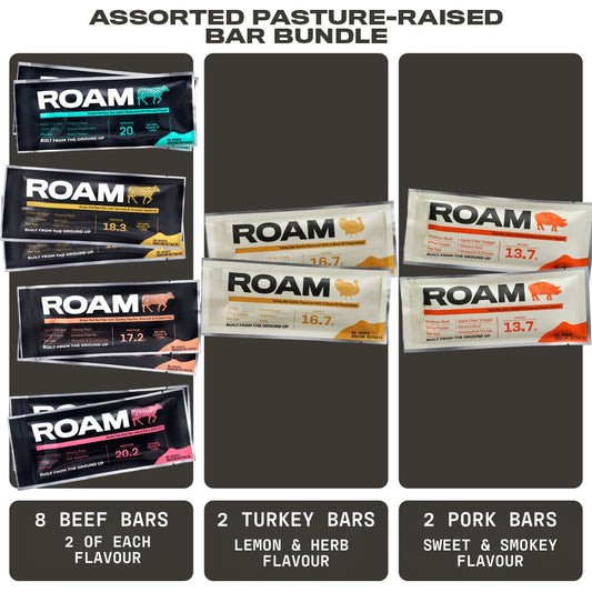 Assorted Pasture Raised Meat Bar Bundle