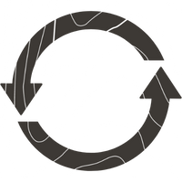 Zebra-like pattern with a circular, fragmented design in the center.