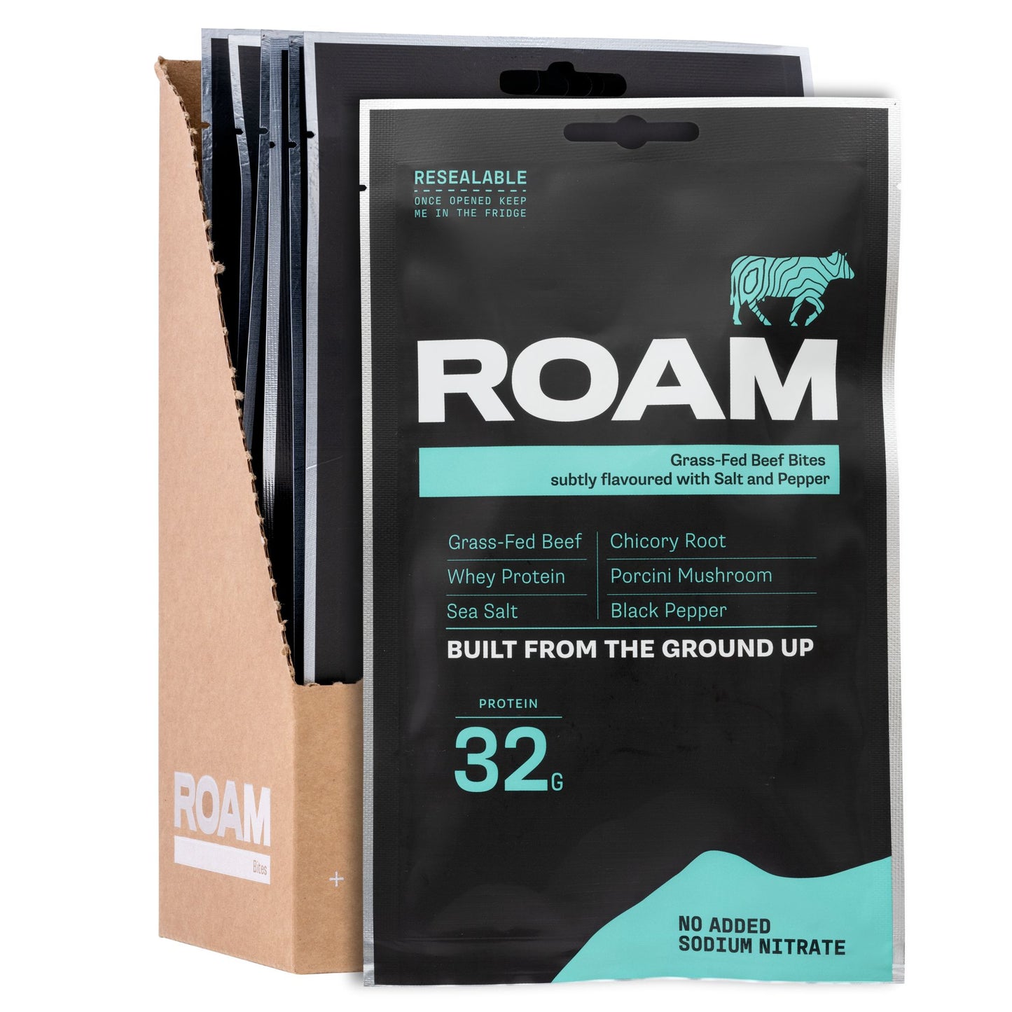 Zout, peper en porcini rundvleeshapjes 